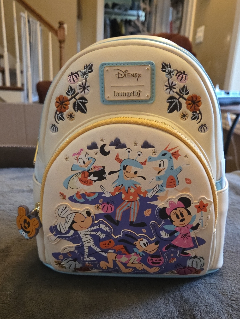 Loungefly Mickey And Minnie Halloween Mini Backpack